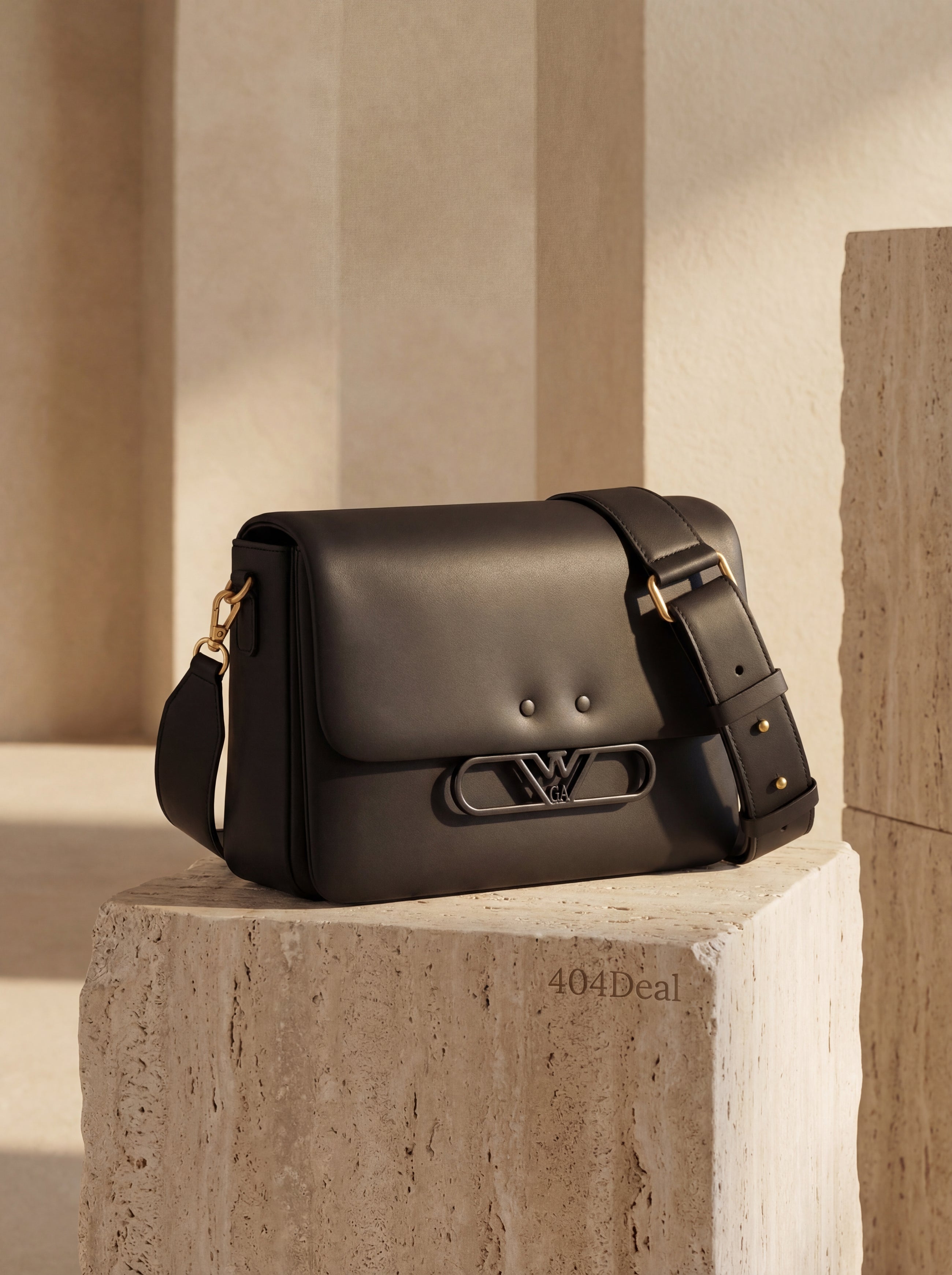 Emporio Armani Bovine Leather Crossbody Bag