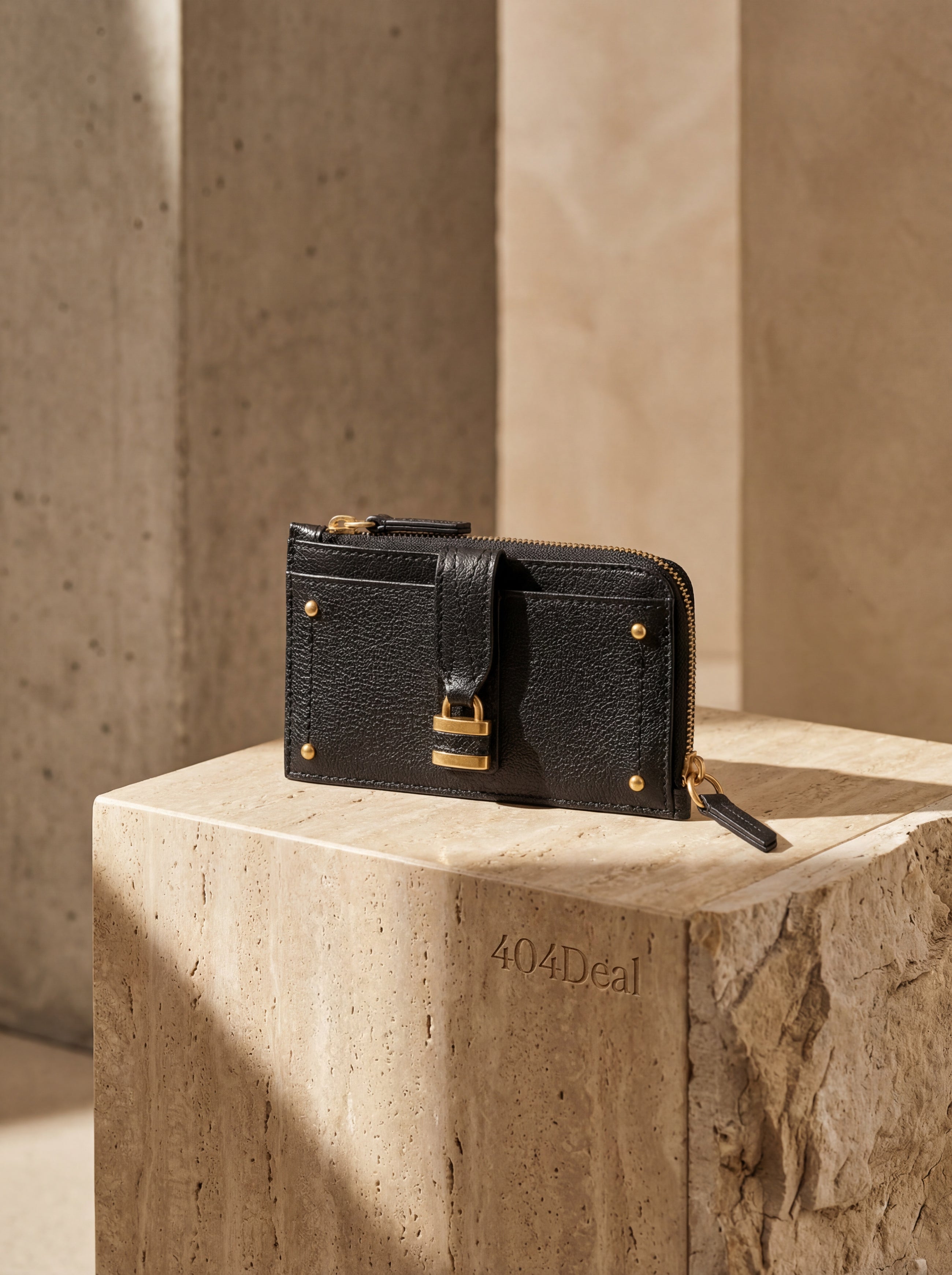 Chloé Calf Leather Padlock Wallet