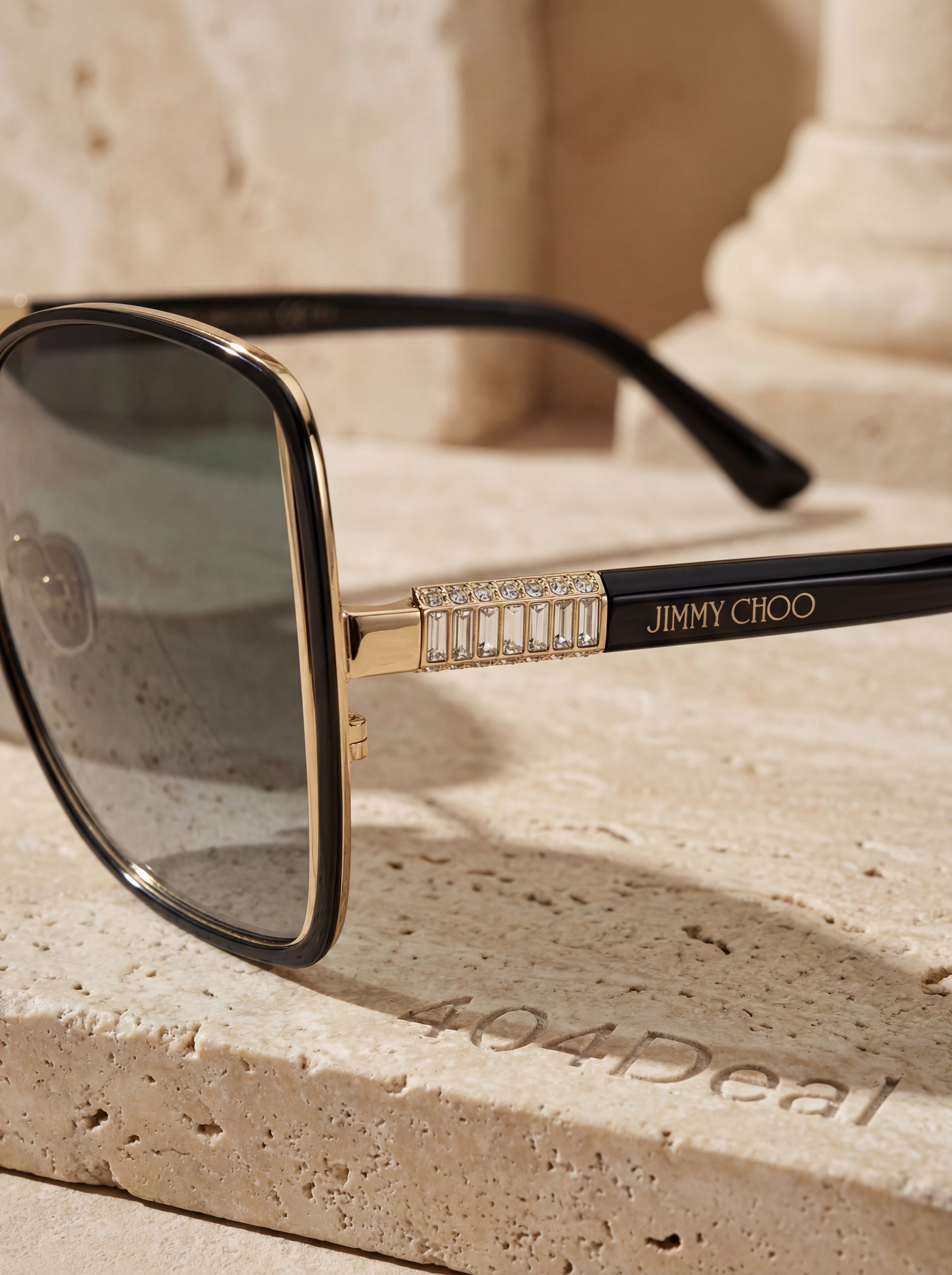 Jimmy Choo Bicolor Metal Sunglasses