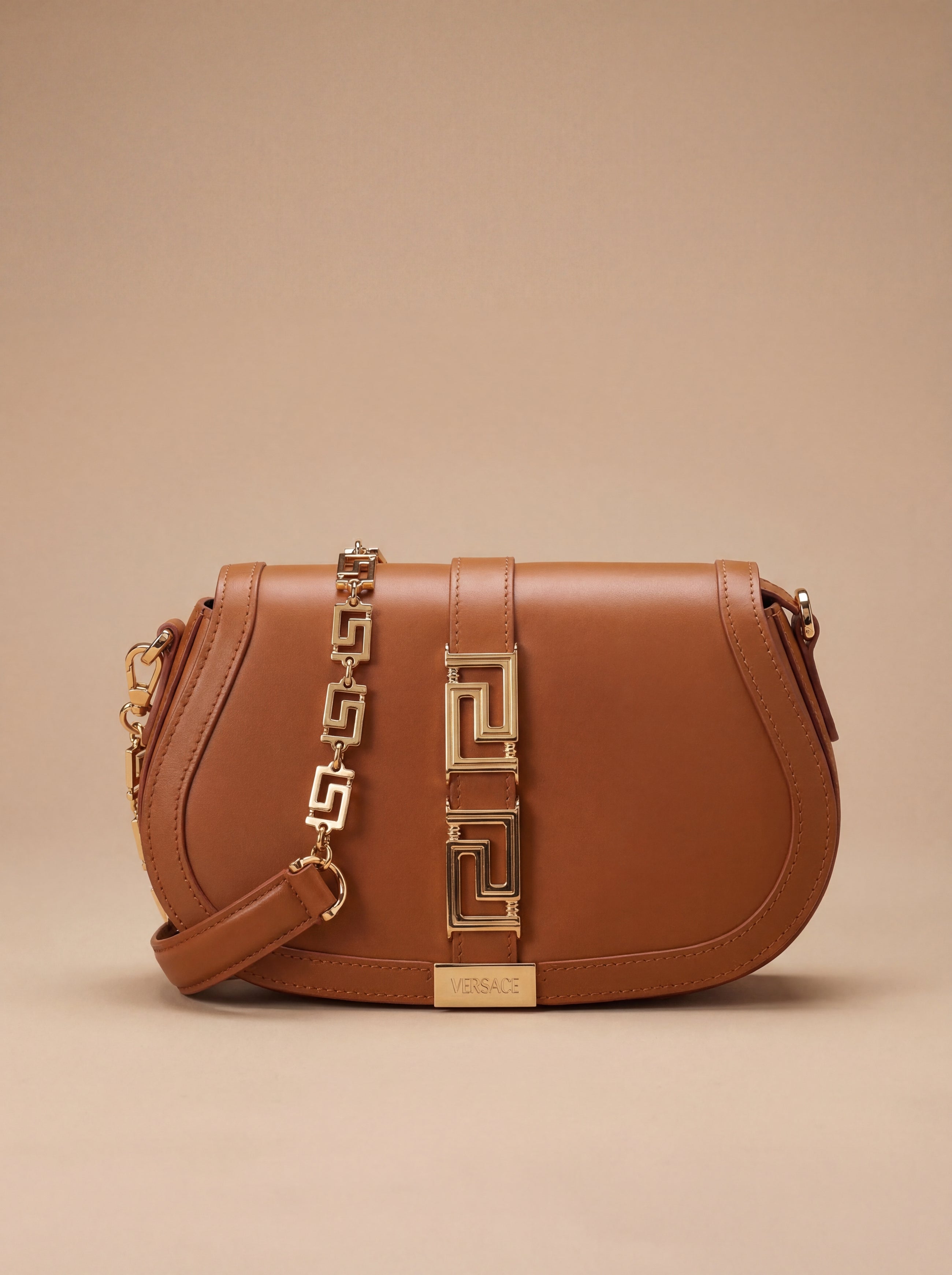 Versace Leather Shoulder Bag