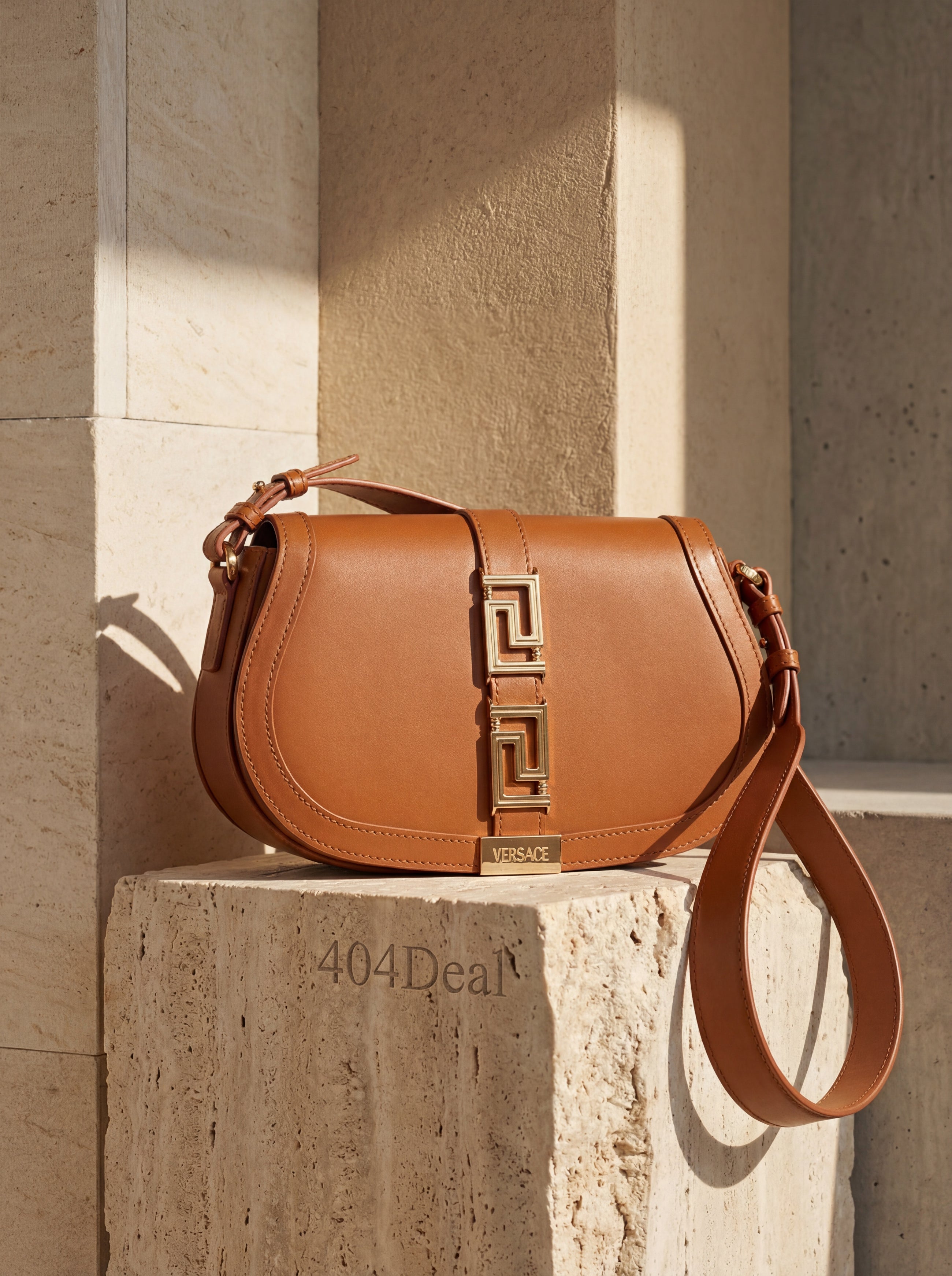 Versace Leather Shoulder Bag