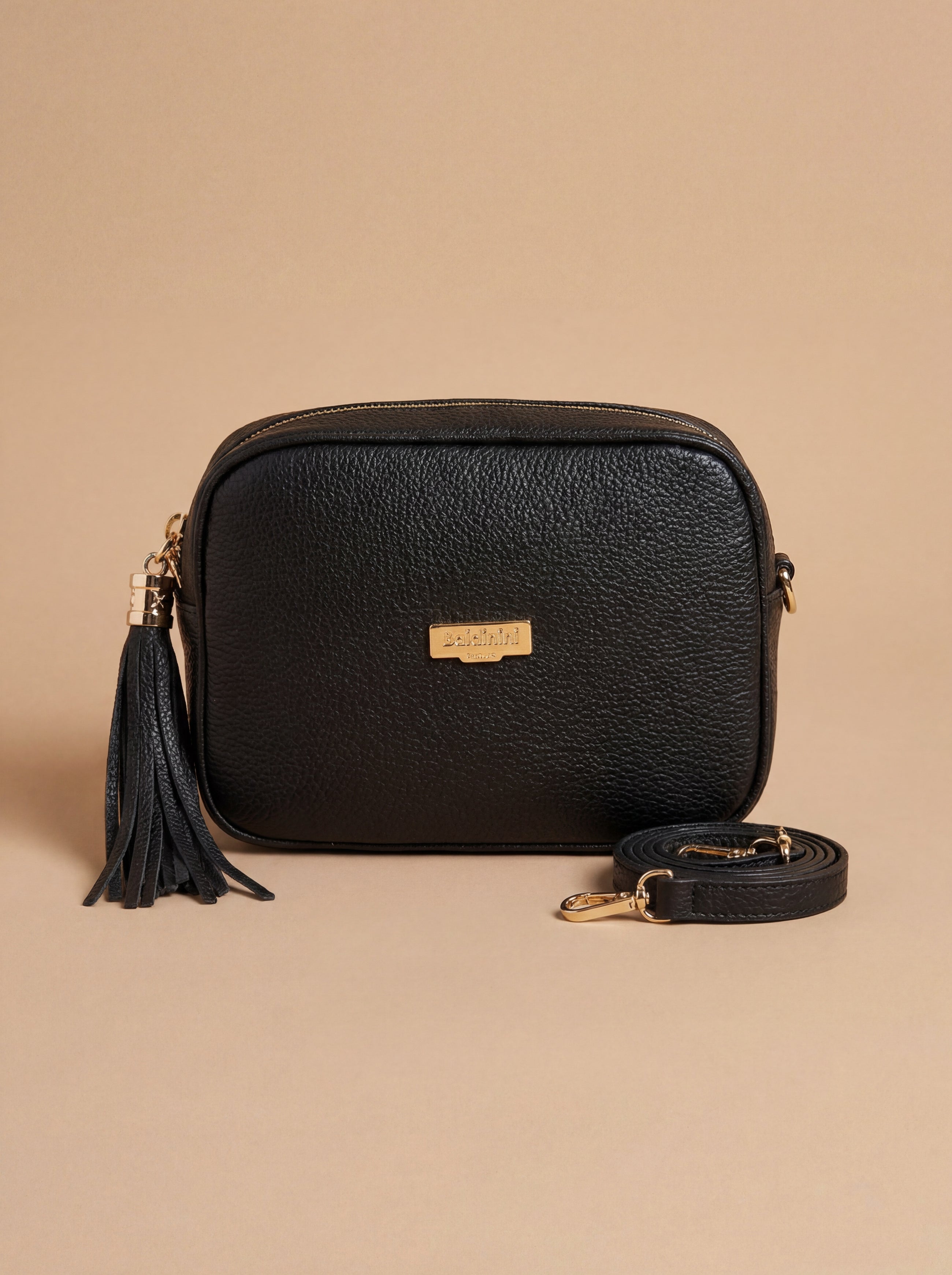 Baldinini Trend — Sac Crossbody Cuir Noir