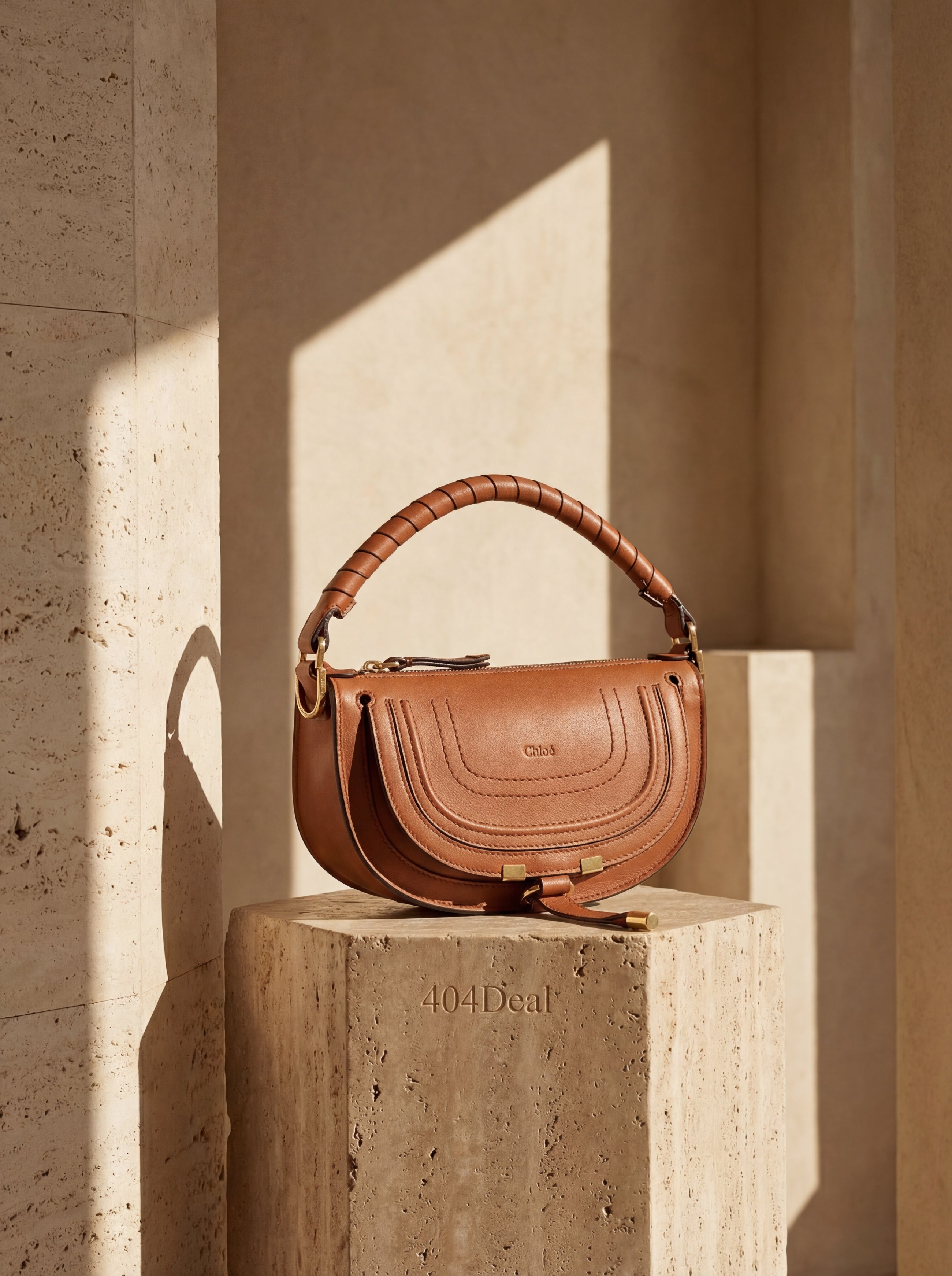 Chloé Marcie Mini Shoulder Bag in Smooth Calf Leather