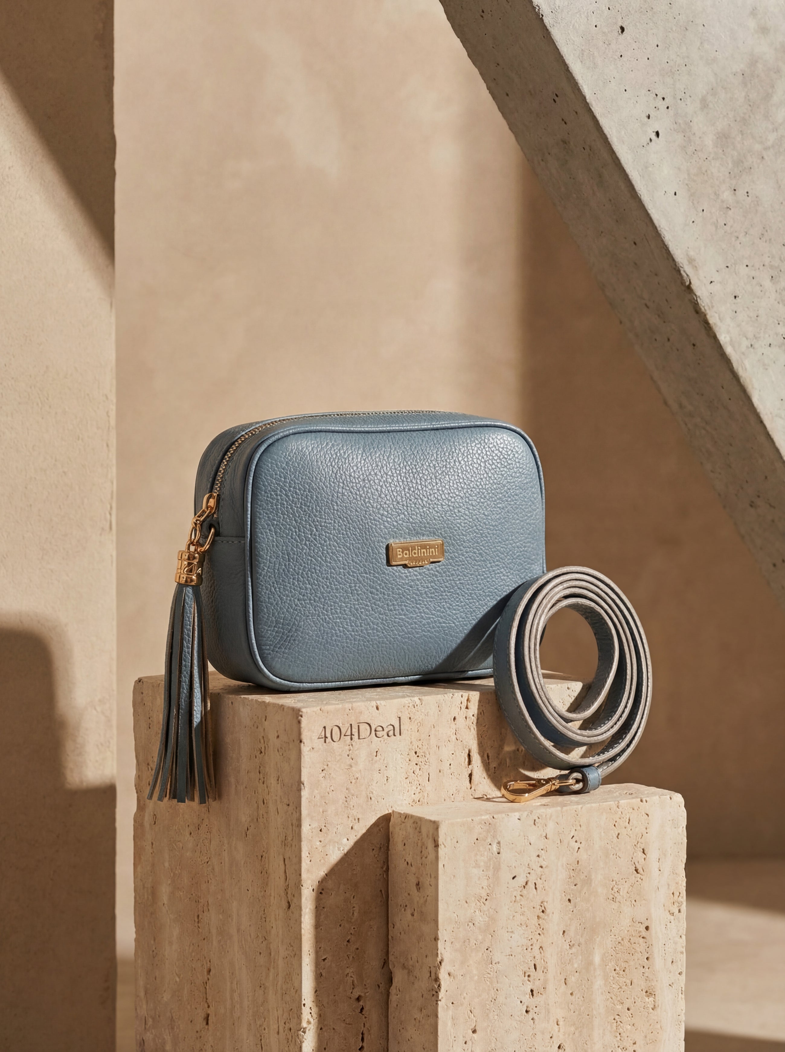 Baldinini Trend — Sac Crossbody Cuir Bleu