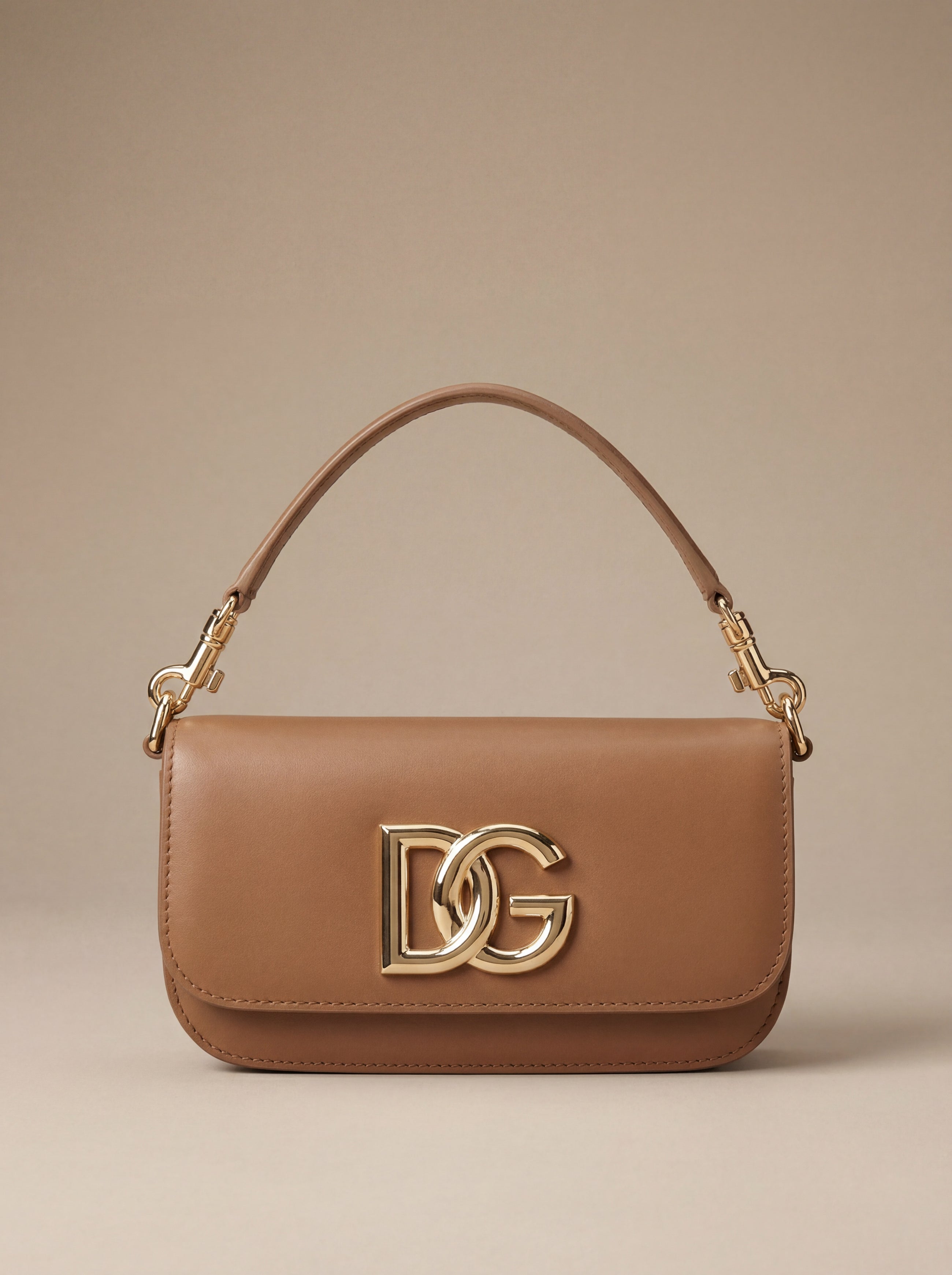 Dolce & Gabbana Calf Leather DG Shoulder Bag