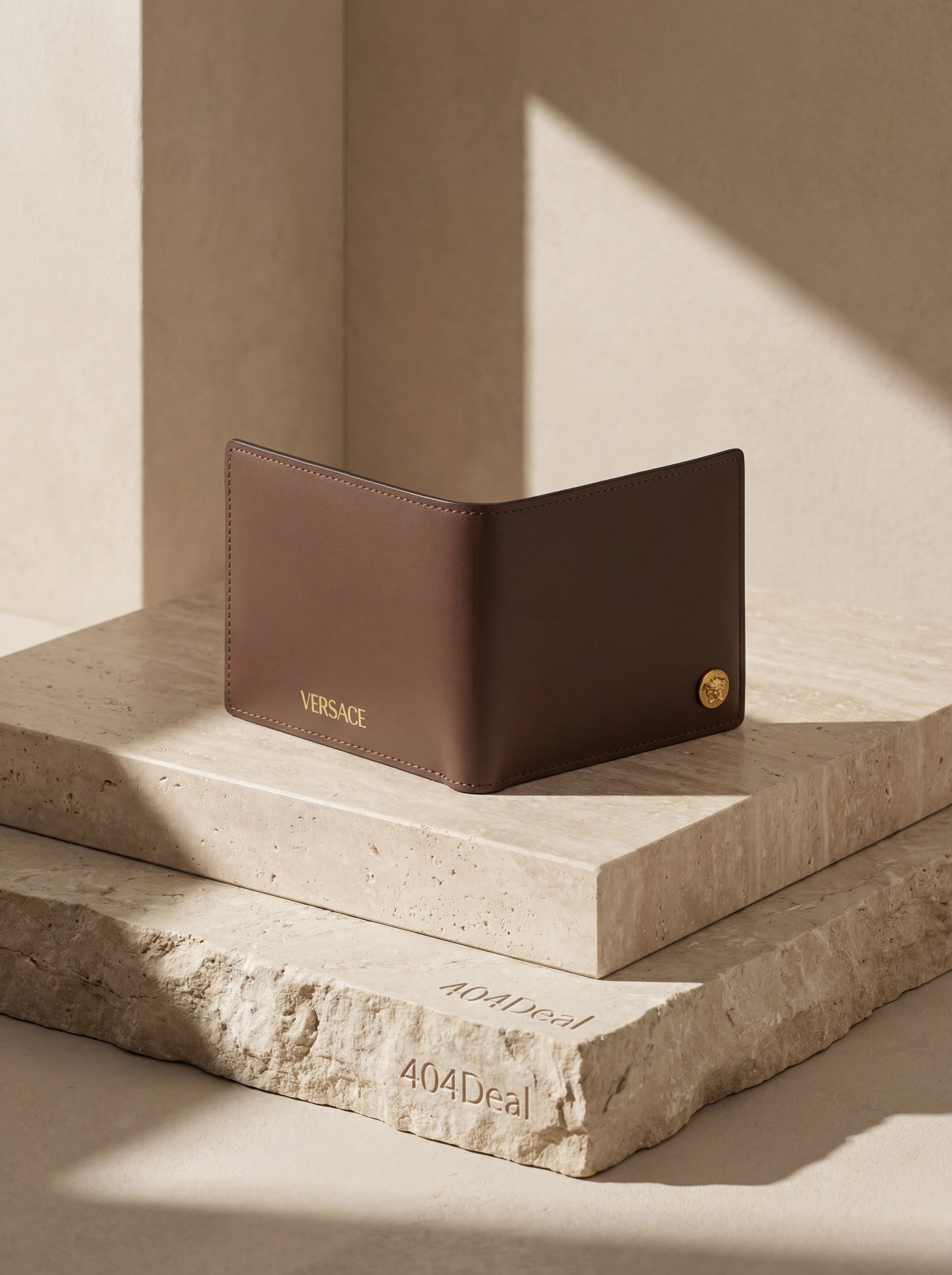 Versace Leather Bifold Wallet