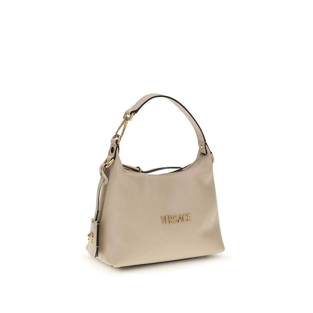 Beige Leather Handbag
