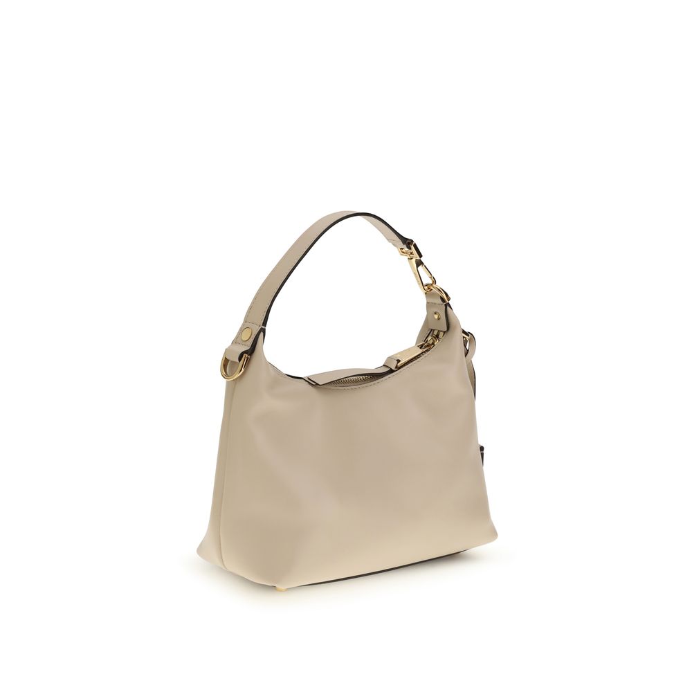 Beige Leather Handbag