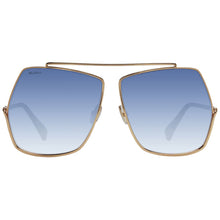 Lunettes de soleil métalliques Max Mara dorées