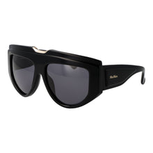 Lunettes de soleil en acétate Max Mara noires