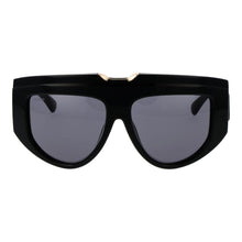 Lunettes de soleil en acétate Max Mara noires