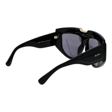 Lunettes de soleil en acétate Max Mara noires