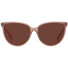 Lunettes de soleil en plastique beige Max Mara