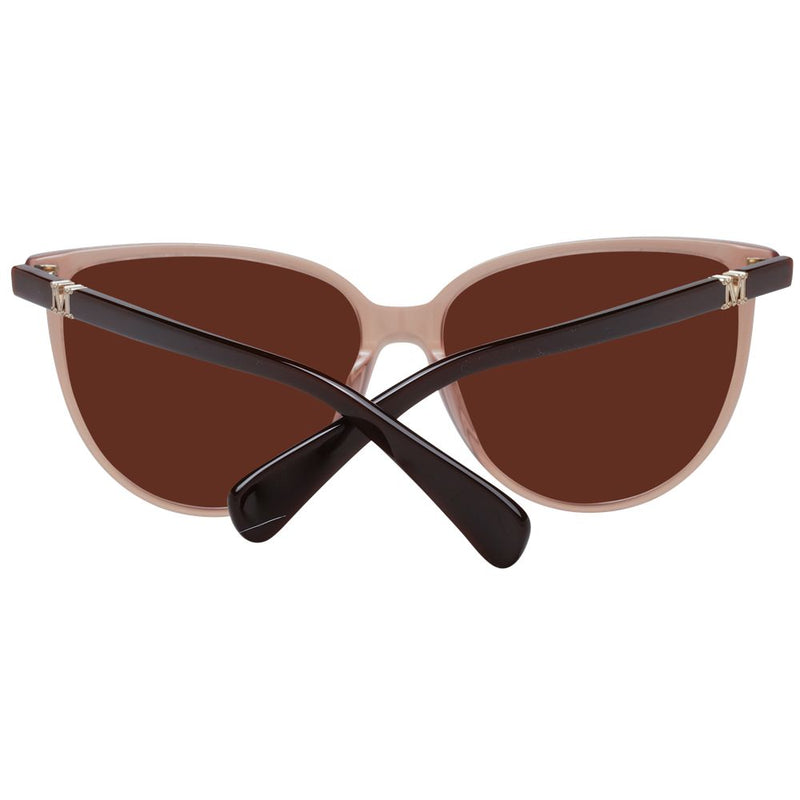 Max Mara Plastic Sunglasses in Beige
