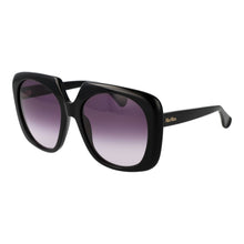 Lunettes de soleil Max Mara en plastique noir