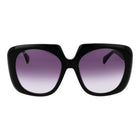 Lunettes de soleil Max Mara en plastique noir