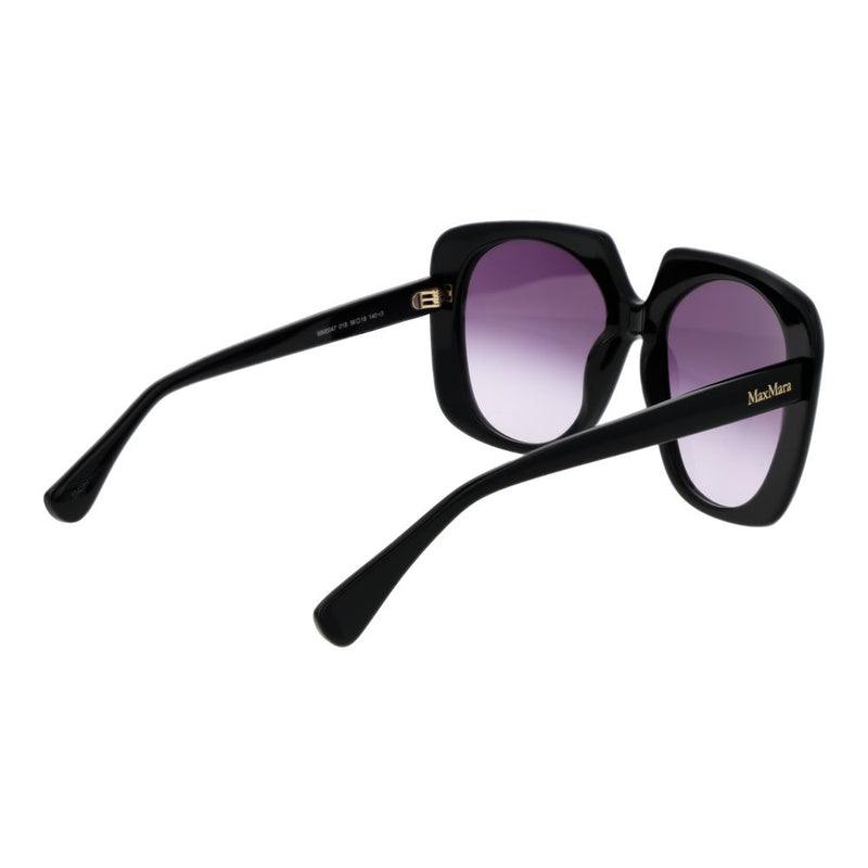 Max Mara Plastic Sunglasses in Black