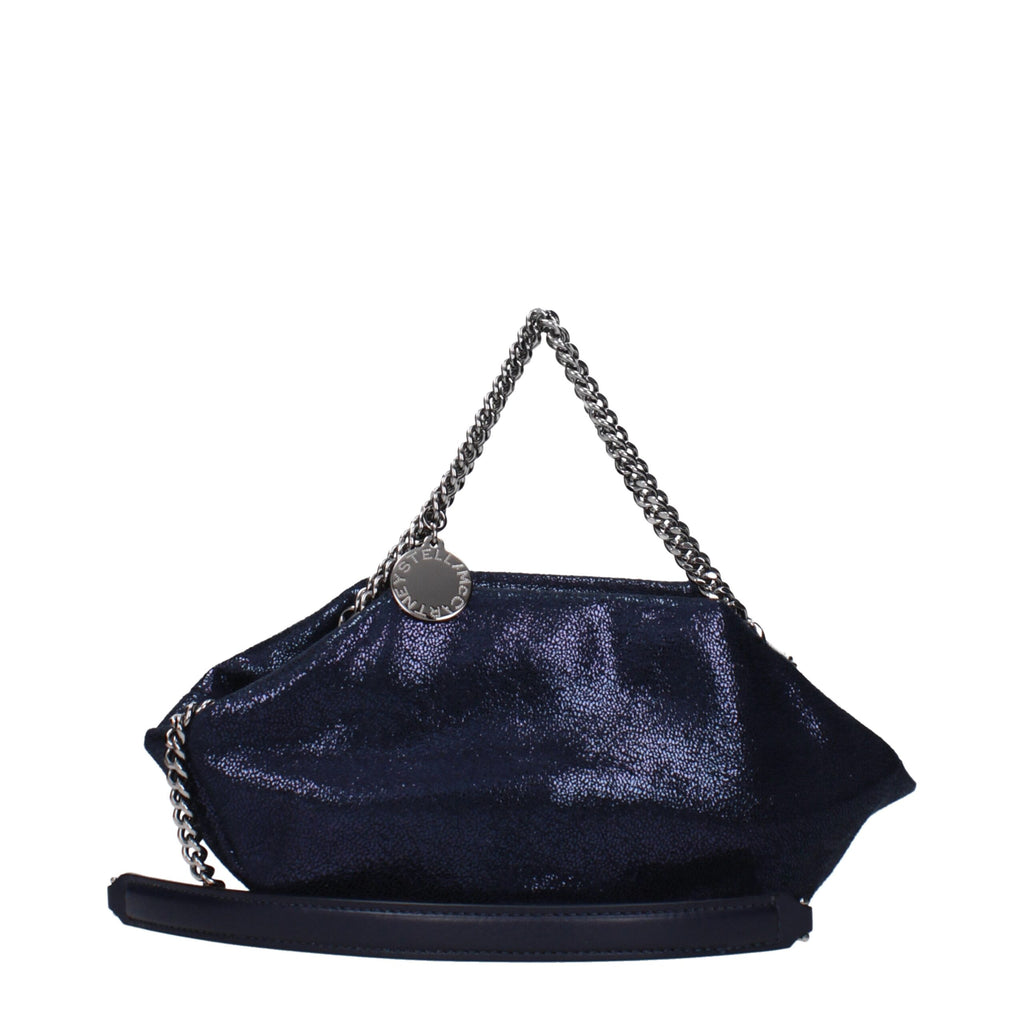 Blue Suede Handbag