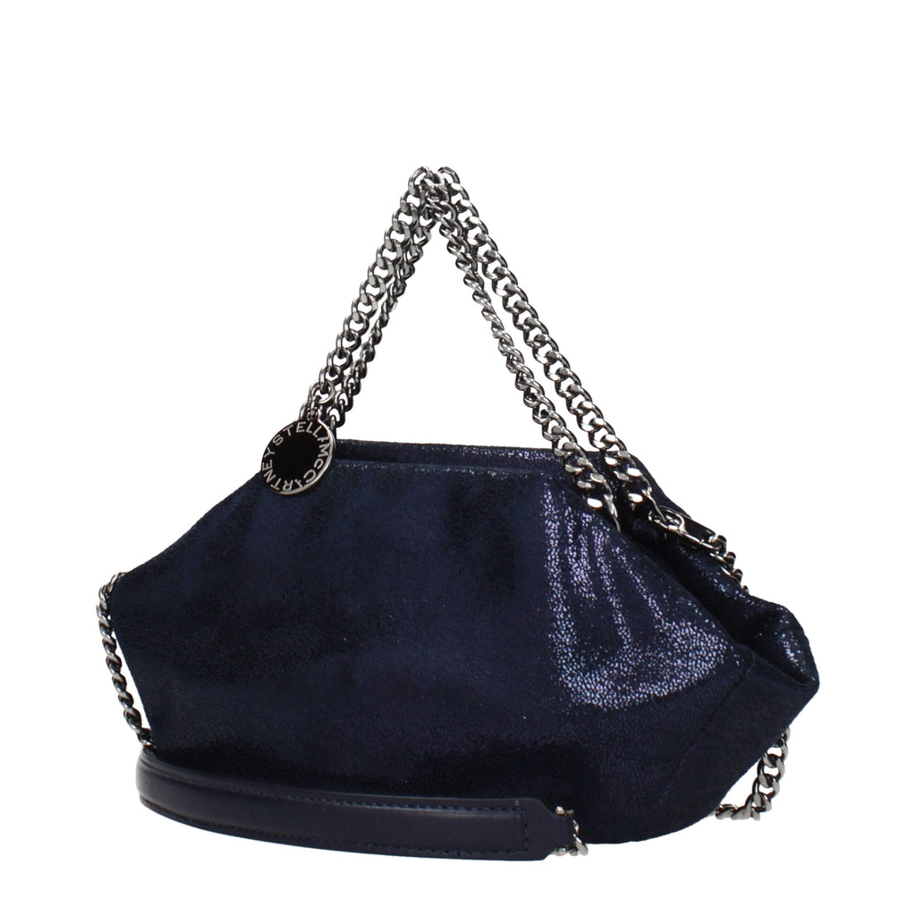 Blue Suede Handbag