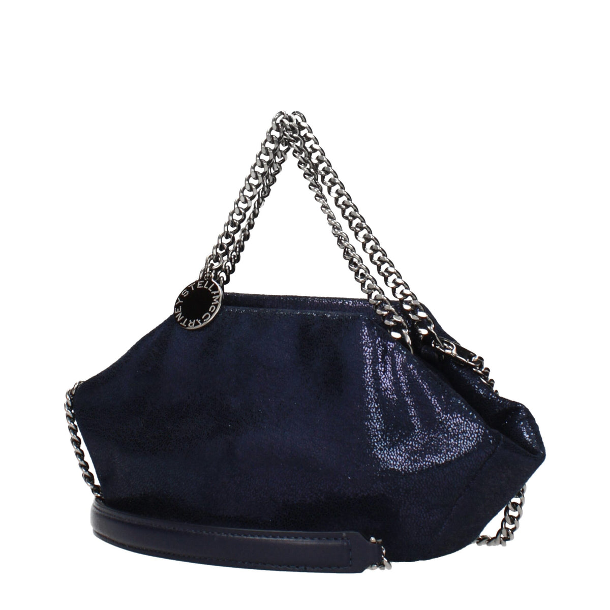 Blue Suede Handbag