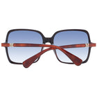 Lunettes de soleil en plastique bleues Max Mara