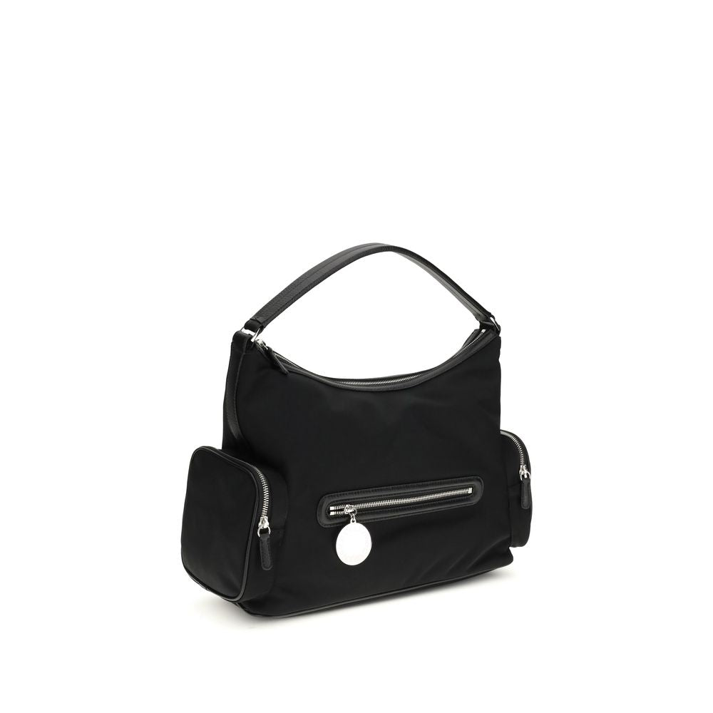 Black Nylon Shoulder Bag