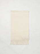 Max Mara Cashmere Scarf in White