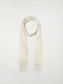 Max Mara Cashmere Scarf in White