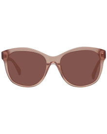 Lunettes de soleil en plastique Max Mara de couleur marron
