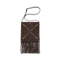 Brown Suede Shoulder Bag