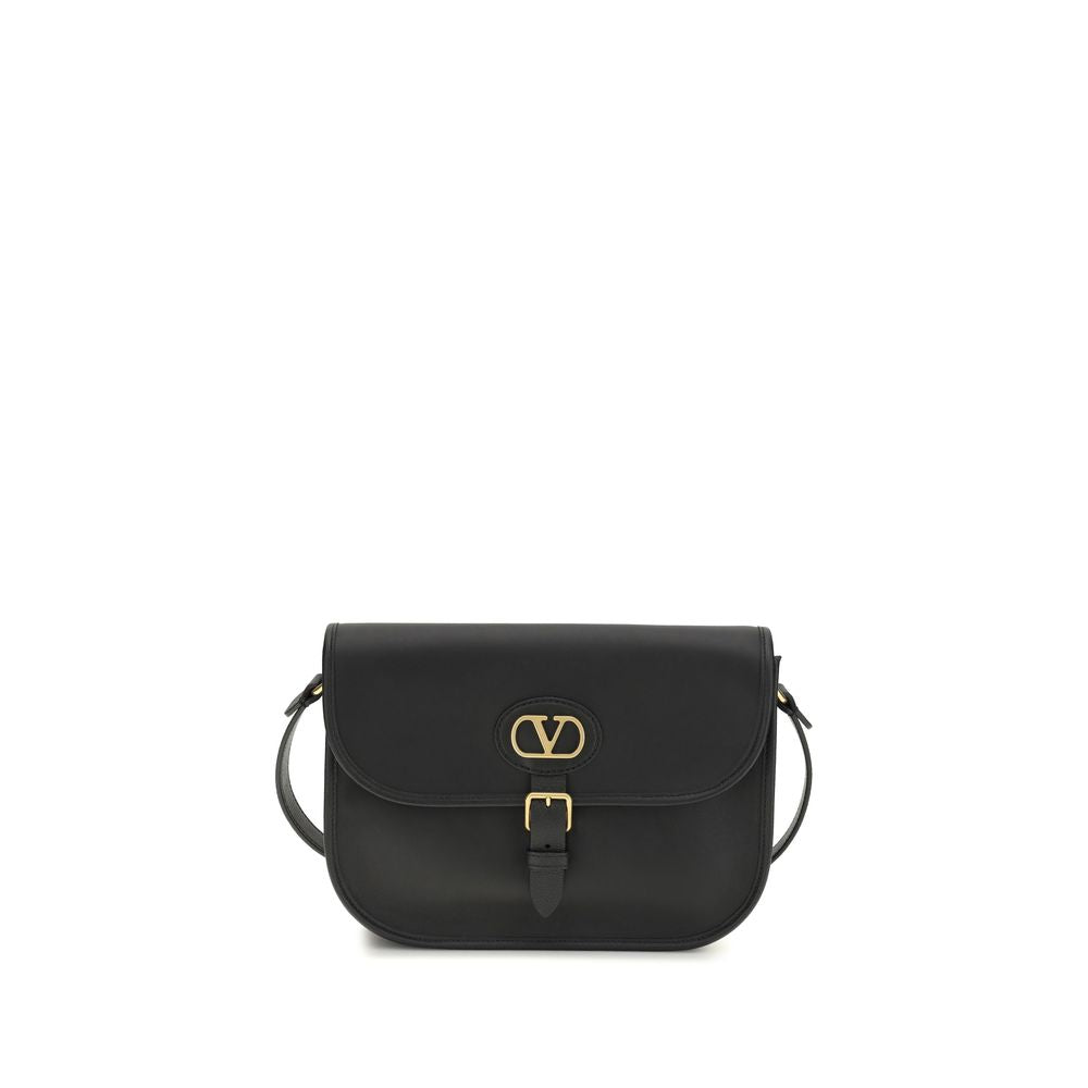 Black Calf Leather Bos Taurus Shoulder Bag
