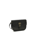 Black Calf Leather Bos Taurus Shoulder Bag