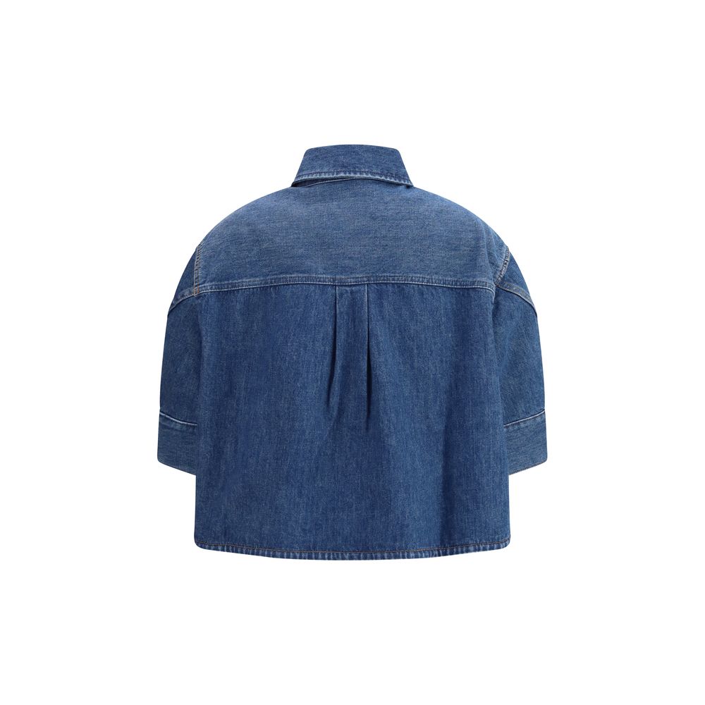 Blue Cotton Shirt