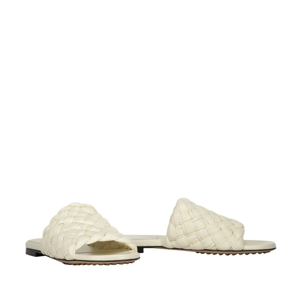 Lambskin Ballet Flats – White