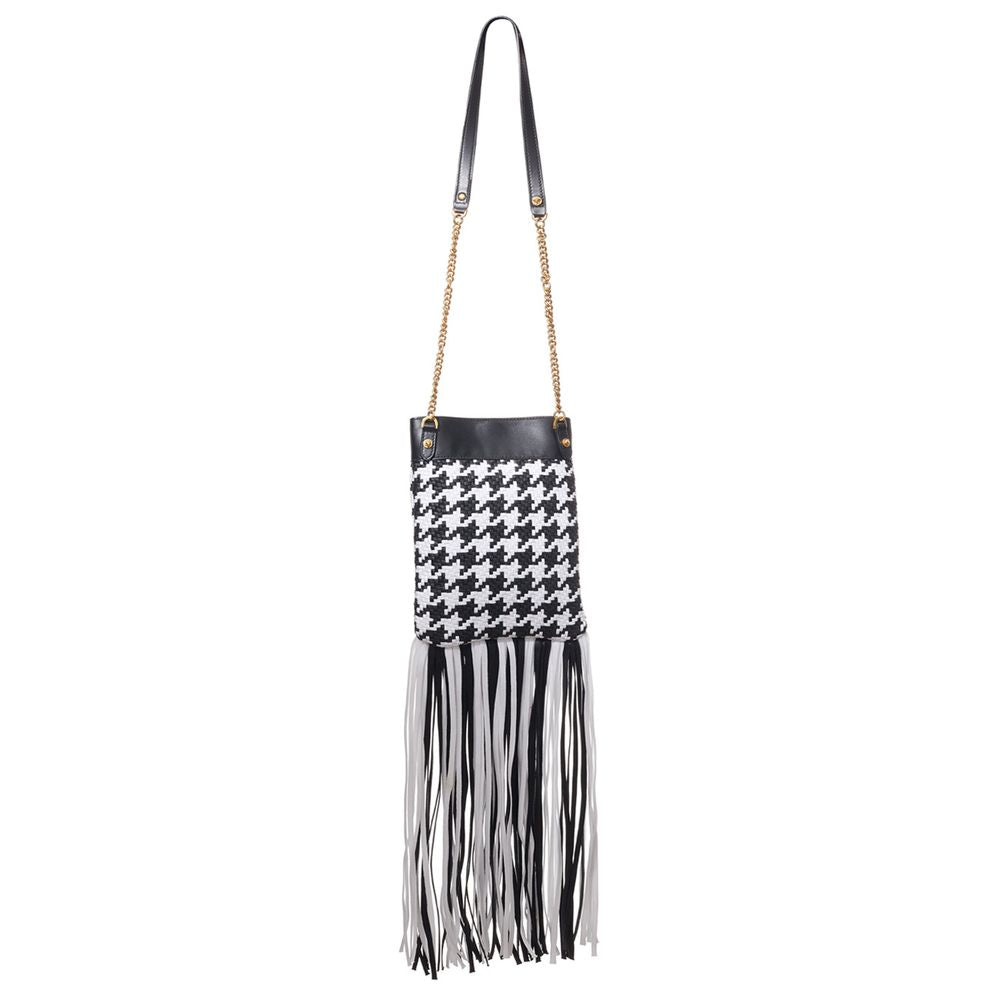 Leather Shoulder Bag – Black