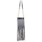 Leather Shoulder Bag – Black