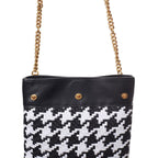Leather Shoulder Bag – Black