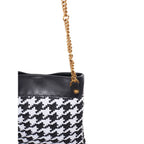 Leather Shoulder Bag – Black