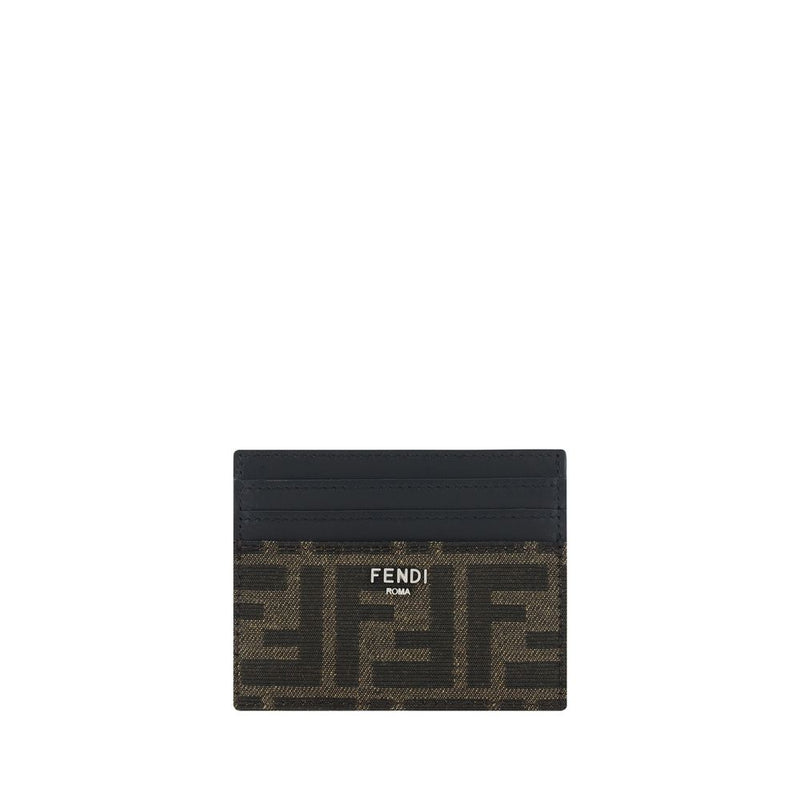 Fendi Calf Leather Bos Taurus Wallet in Brown