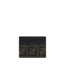 Portefeuille Fendi en cuir de veau Bos Taurus marron