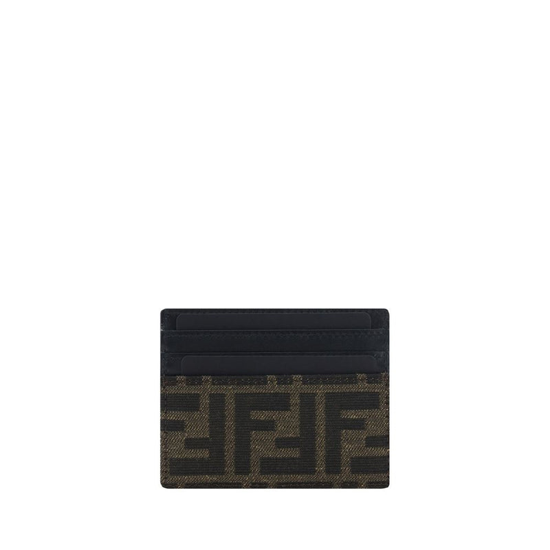 Fendi Calf Leather Bos Taurus Wallet in Brown