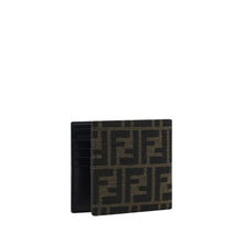 Fendi Calf Leather Bos Taurus Wallet in Brown