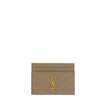 Saint Laurent Calf Leather Bos Taurus Wallet in Brown