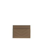 Saint Laurent Calf Leather Bos Taurus Wallet in Brown