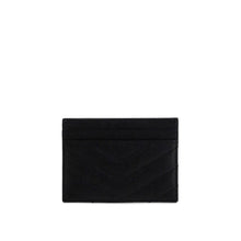 Portefeuille Saint Laurent en cuir de veau Bos Taurus noir