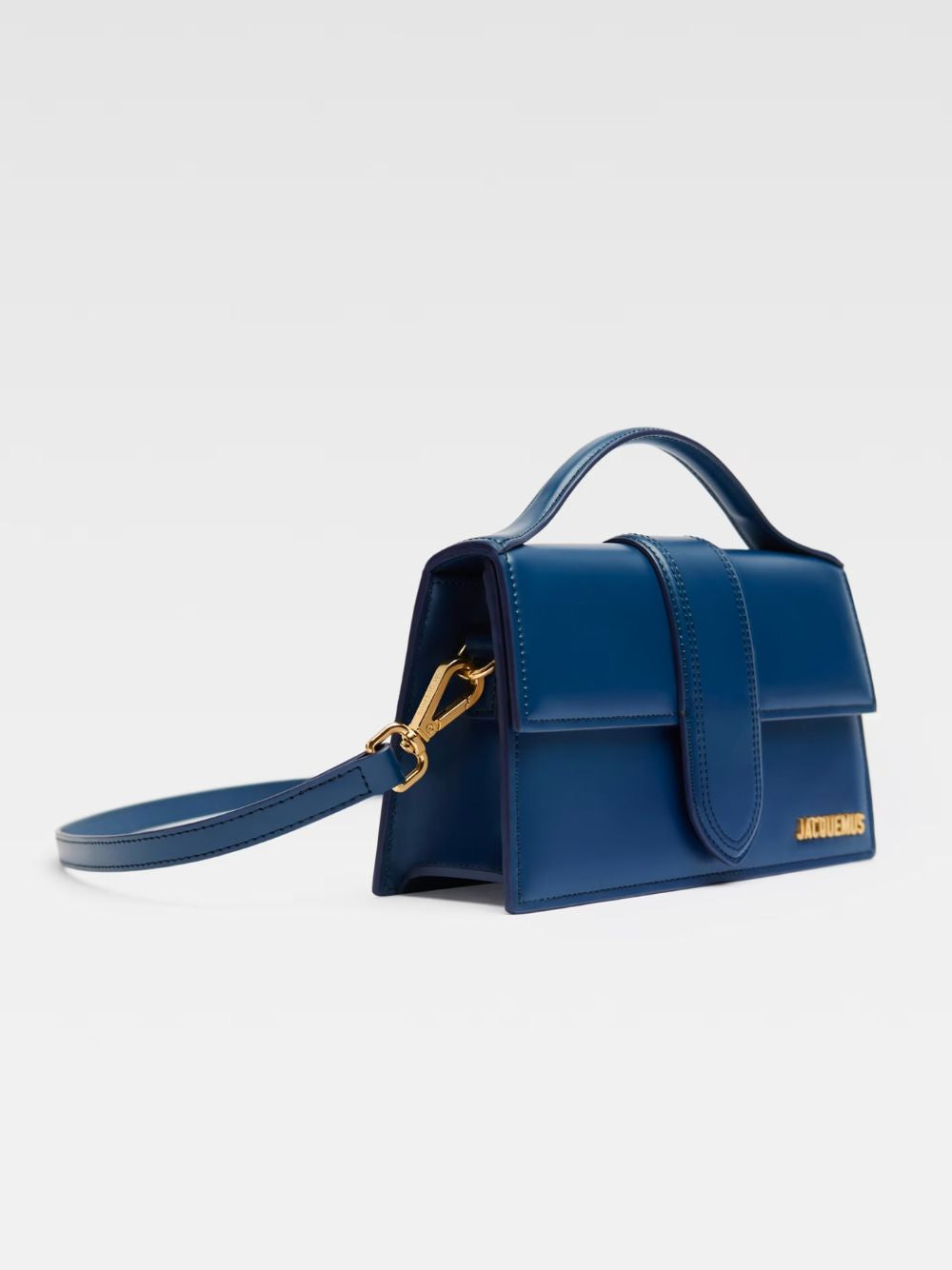 Dark Navy Leather Crossbody Bag