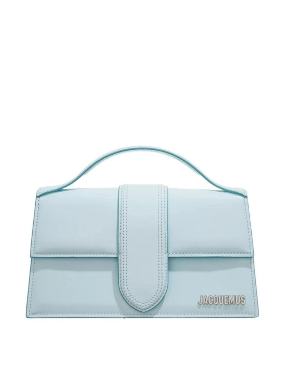 Blue Leather Crossbody Bag