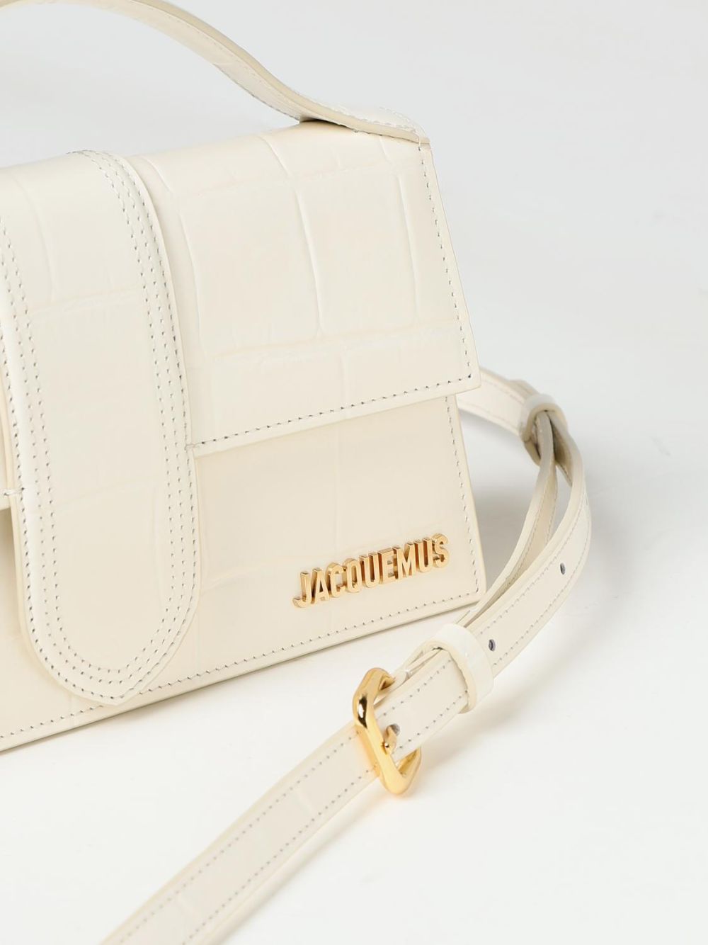 White Leather Crossbody Bag