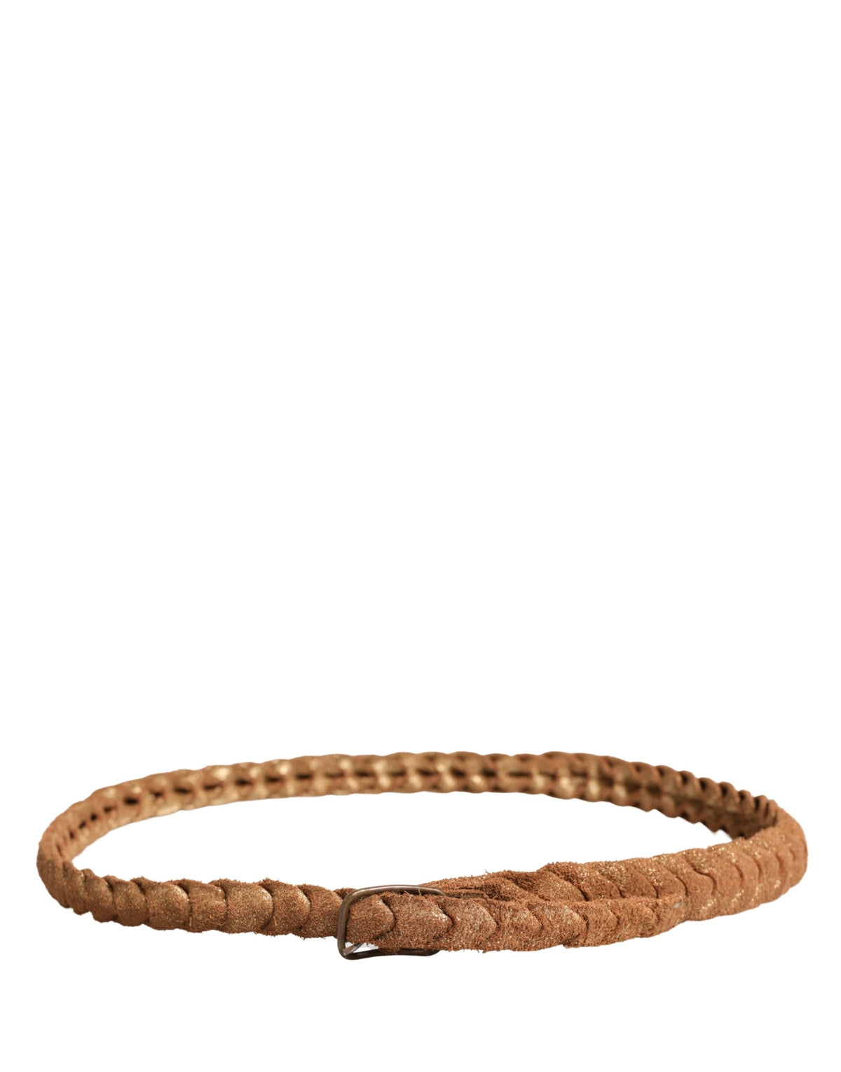 Buckled Leather Belt – Brown