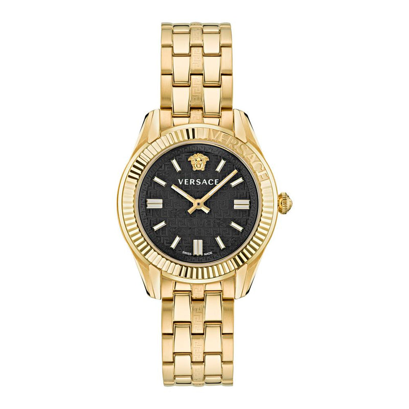 Versace Stainless Steel Dress Watch in Gold